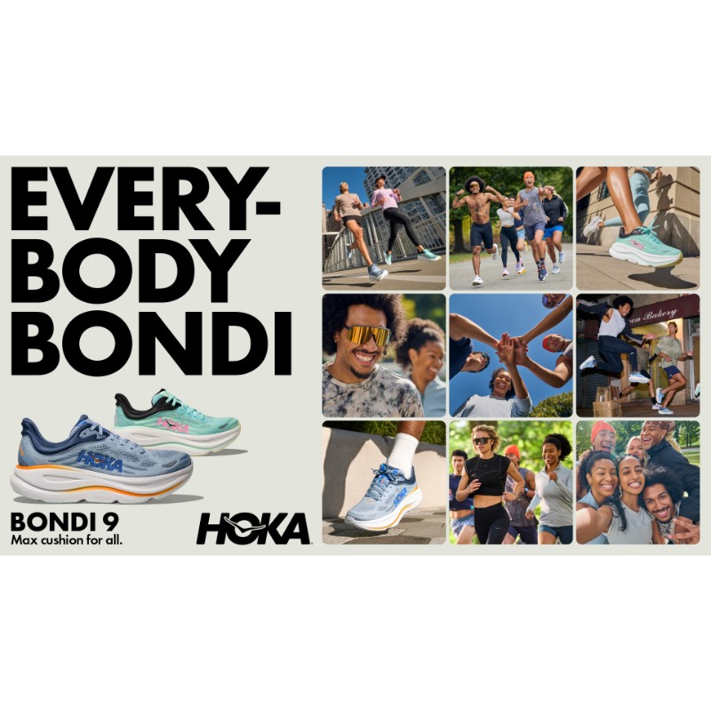 【極致緩震．顛覆想像 ​】Hoka Bondi 9 Max cushion for all